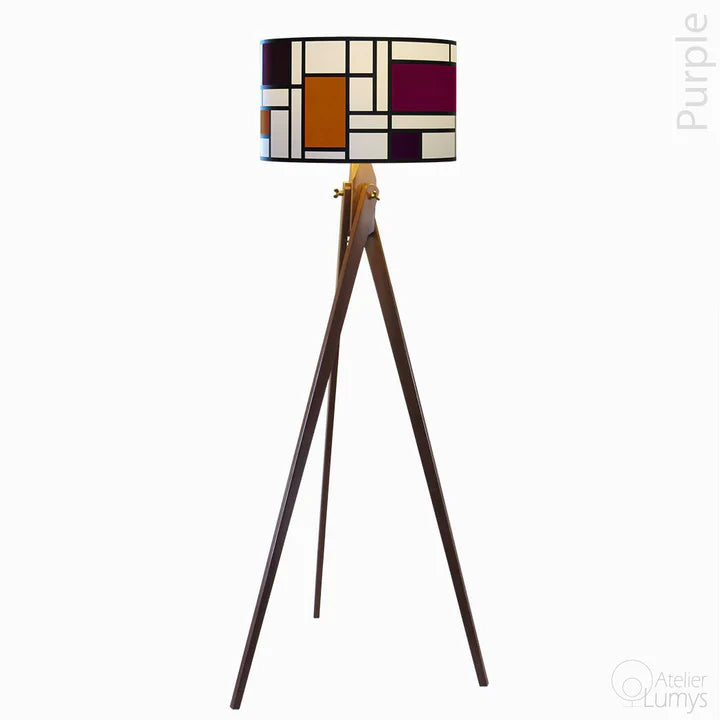 Mondrian Peacock  Floor Lamp