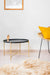 Black & gold coffee table for living room.