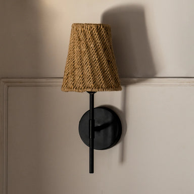 Nora Natural Jute Wall Lamp