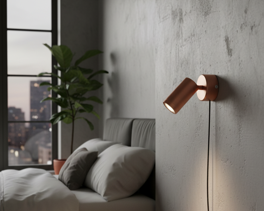 Mini Size Rose Gold Finish LED Spotlight