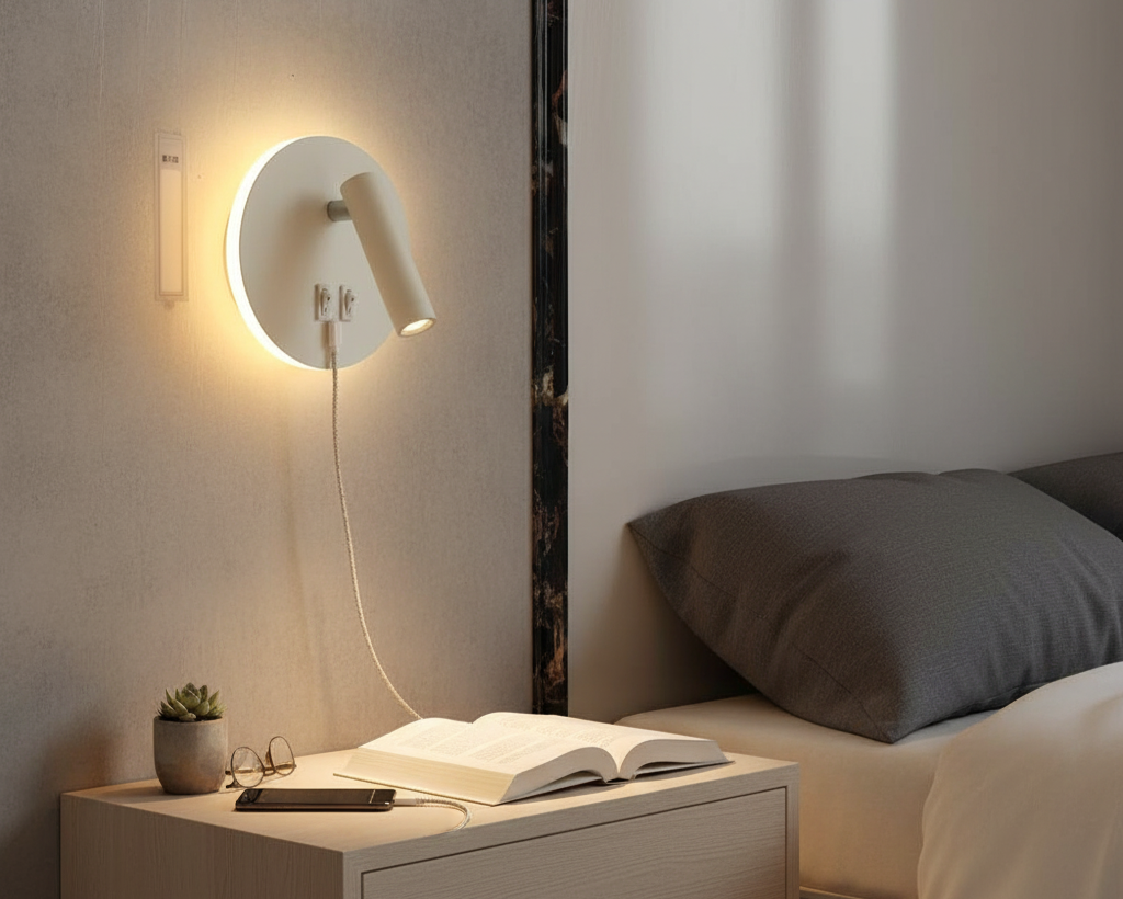 Backlight Adjustable Reading Bedside Light