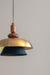 Wood and metal lamp