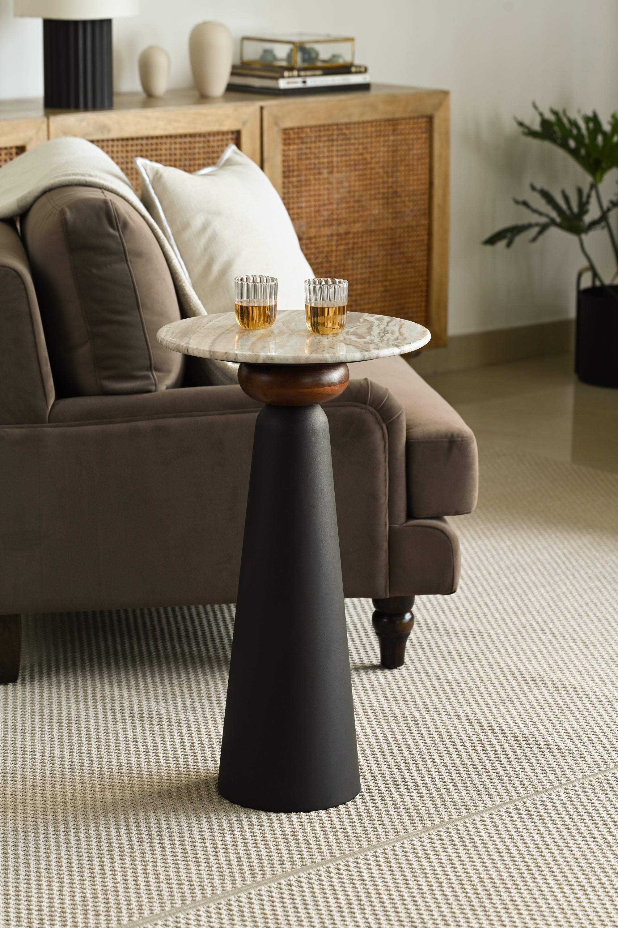 Perisi Marble Drinks Table