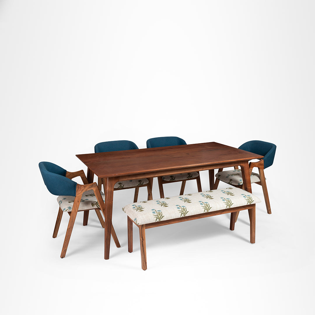 Hilton Dining Set with Bench