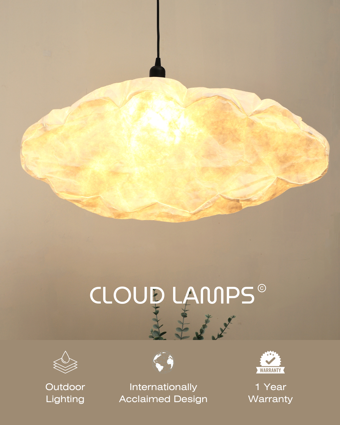 Cloud Pendant Lamp - Semi Outdoor