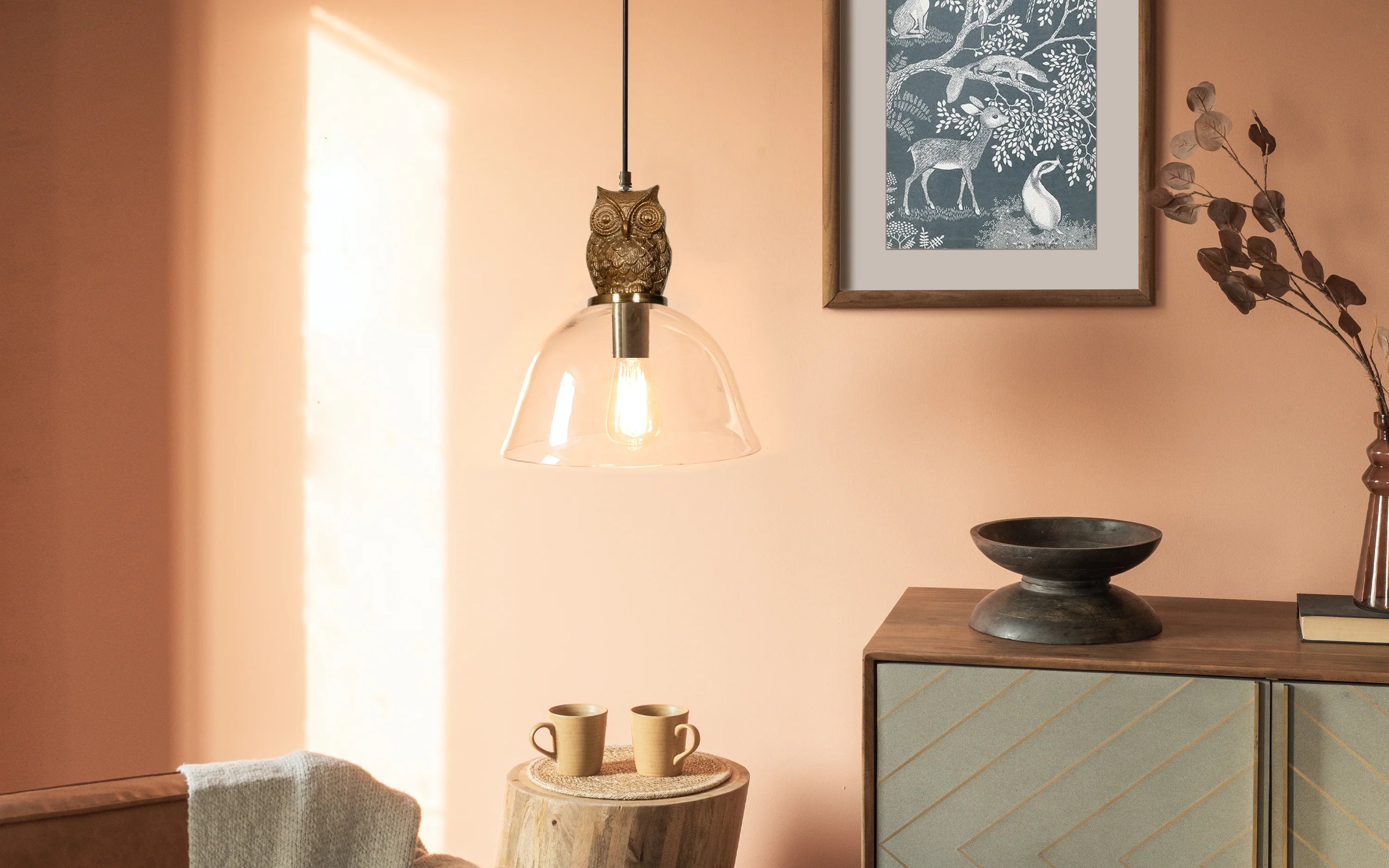 Owl Hanging Lamp