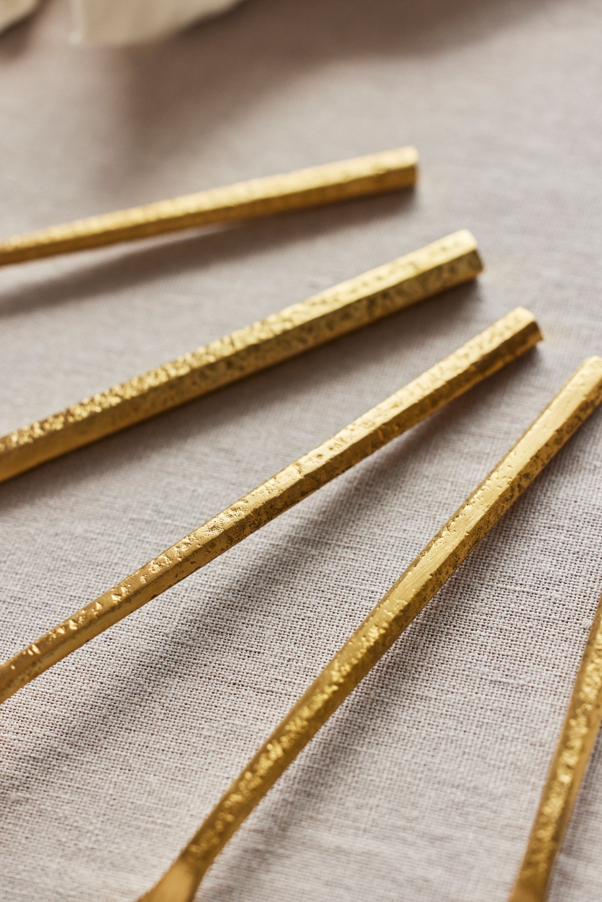 Roku Brass 3 Piece Cutlery Set