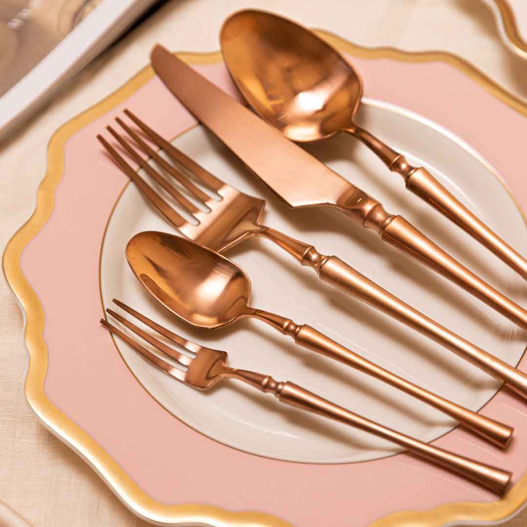 Grace Rose Gold Cutlery