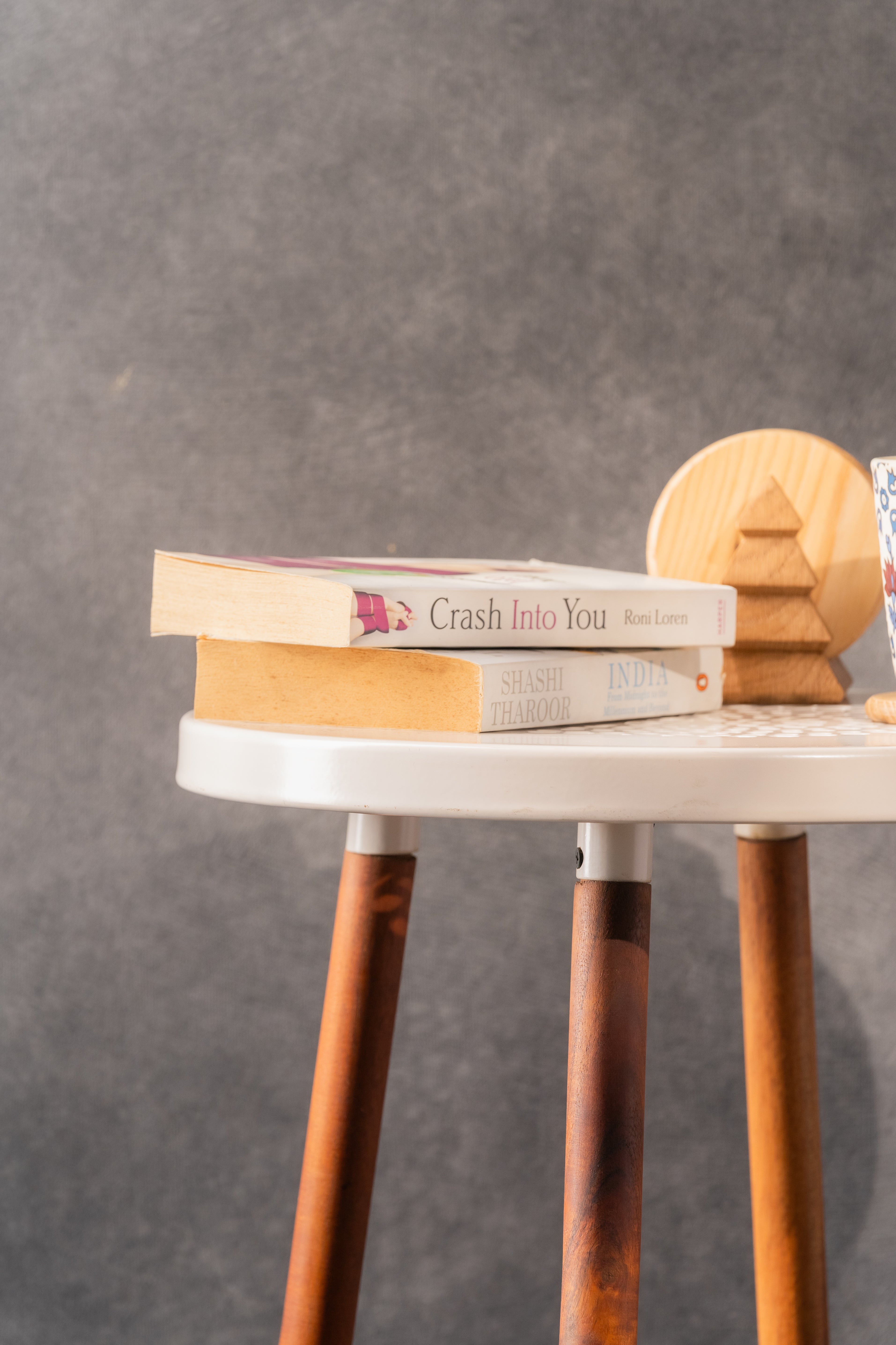 Coffee Companion Stool Cum Side Table