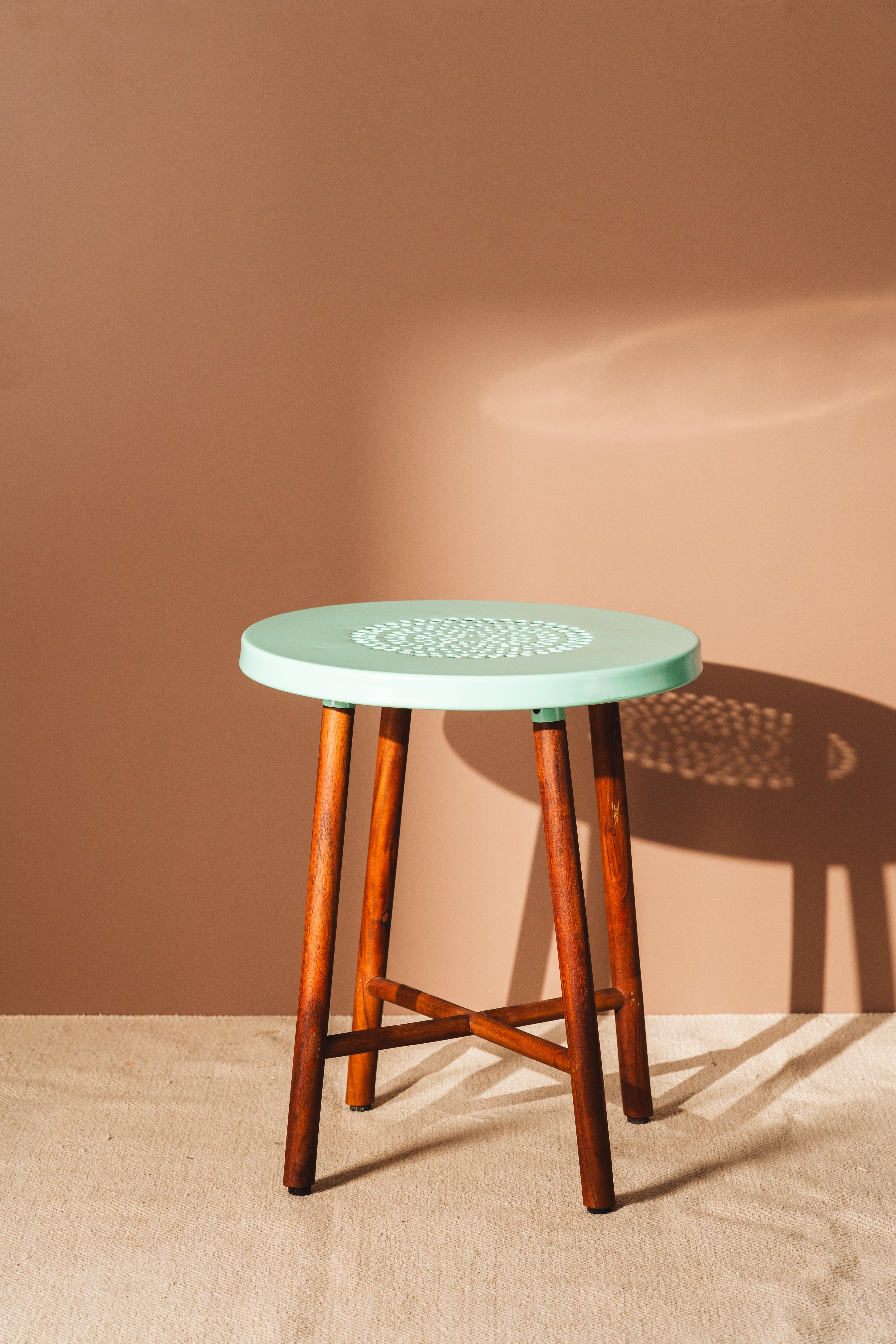Coffee Companion Stool Cum Side Table