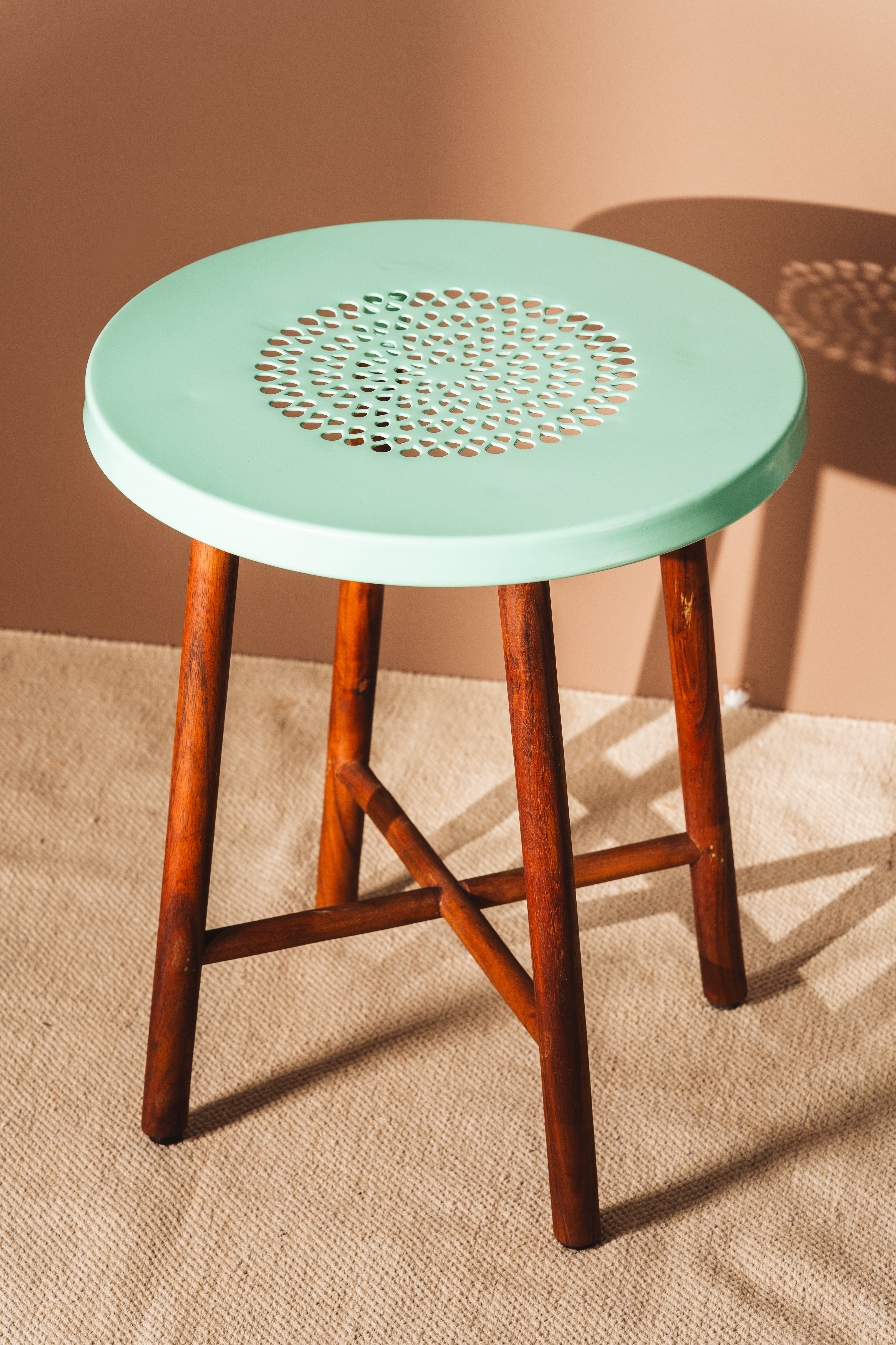 Coffee Companion Stool Cum Side Table