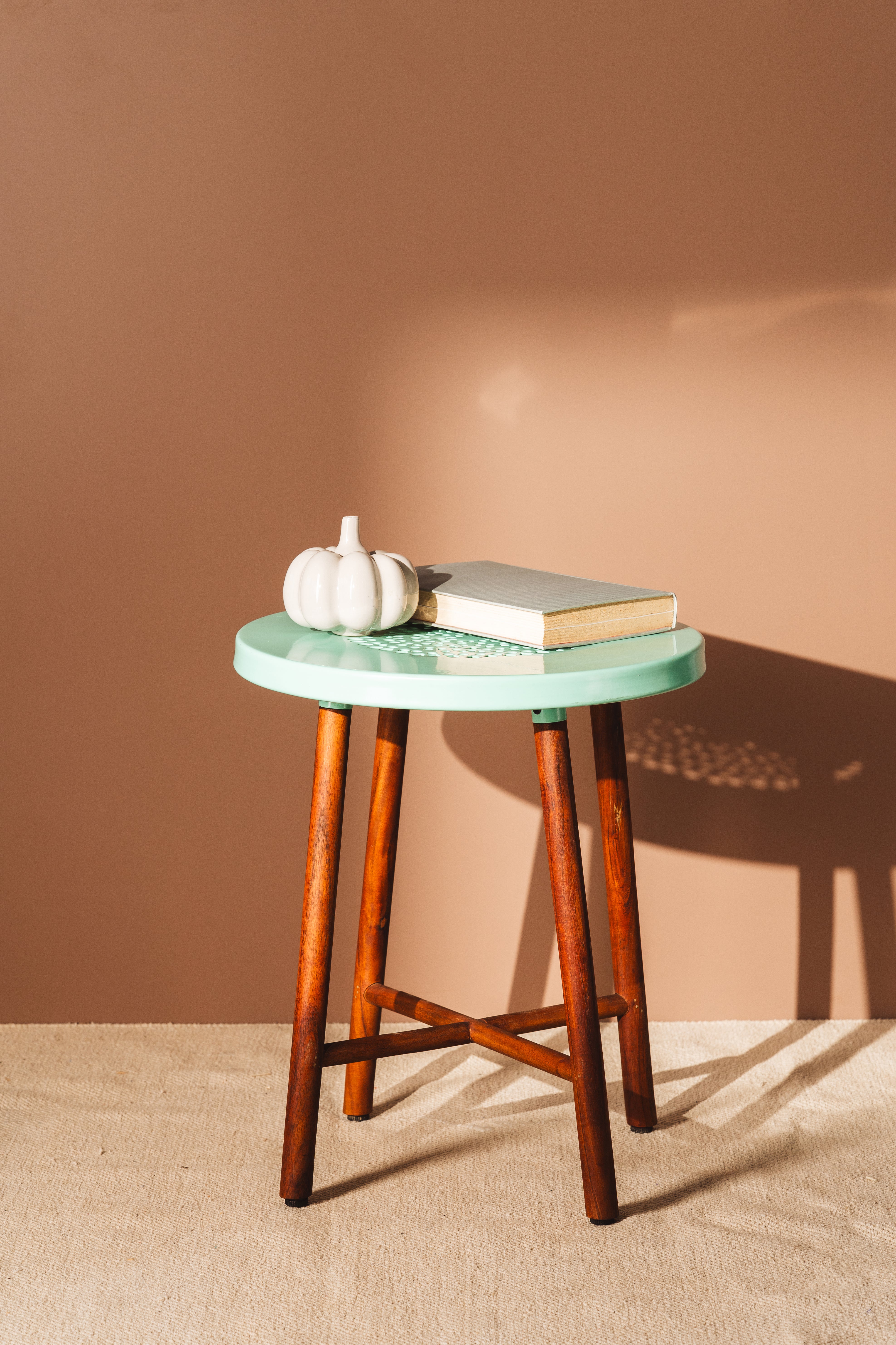 Coffee Companion Stool Cum Side Table