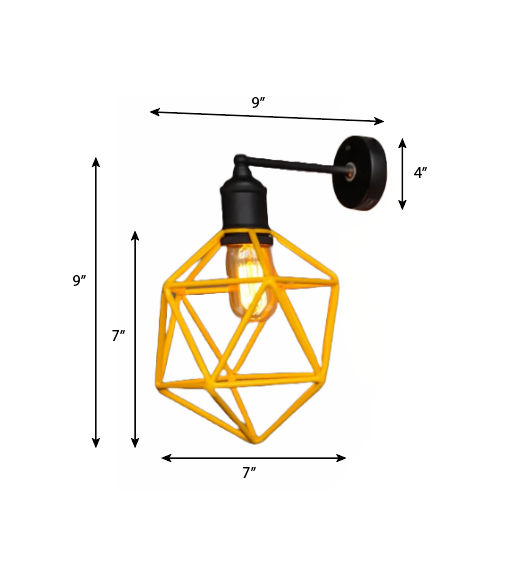 CWS116 Ridgemont Geometric Yellow Wallchiere