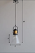 CLH113 Industrial Pendant Light Conical Clear Glass
