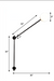 FSW204 Swivel-Head Nordic Matte Black Glass Wall Light Fixture