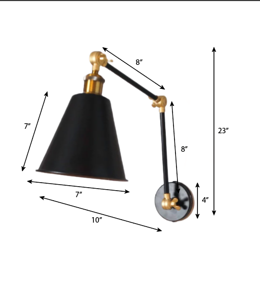 FSW207 Scandinavian Lamp Retro Wall Light Fixture