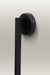 Sleek black LED wall lamp providing soft, energy-efficient lighting, perfect for contemporary interiors