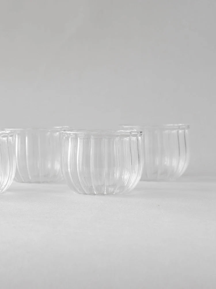 Kira Small Glass Cup, Set of 4