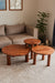Solid wood living room tables by Fleck