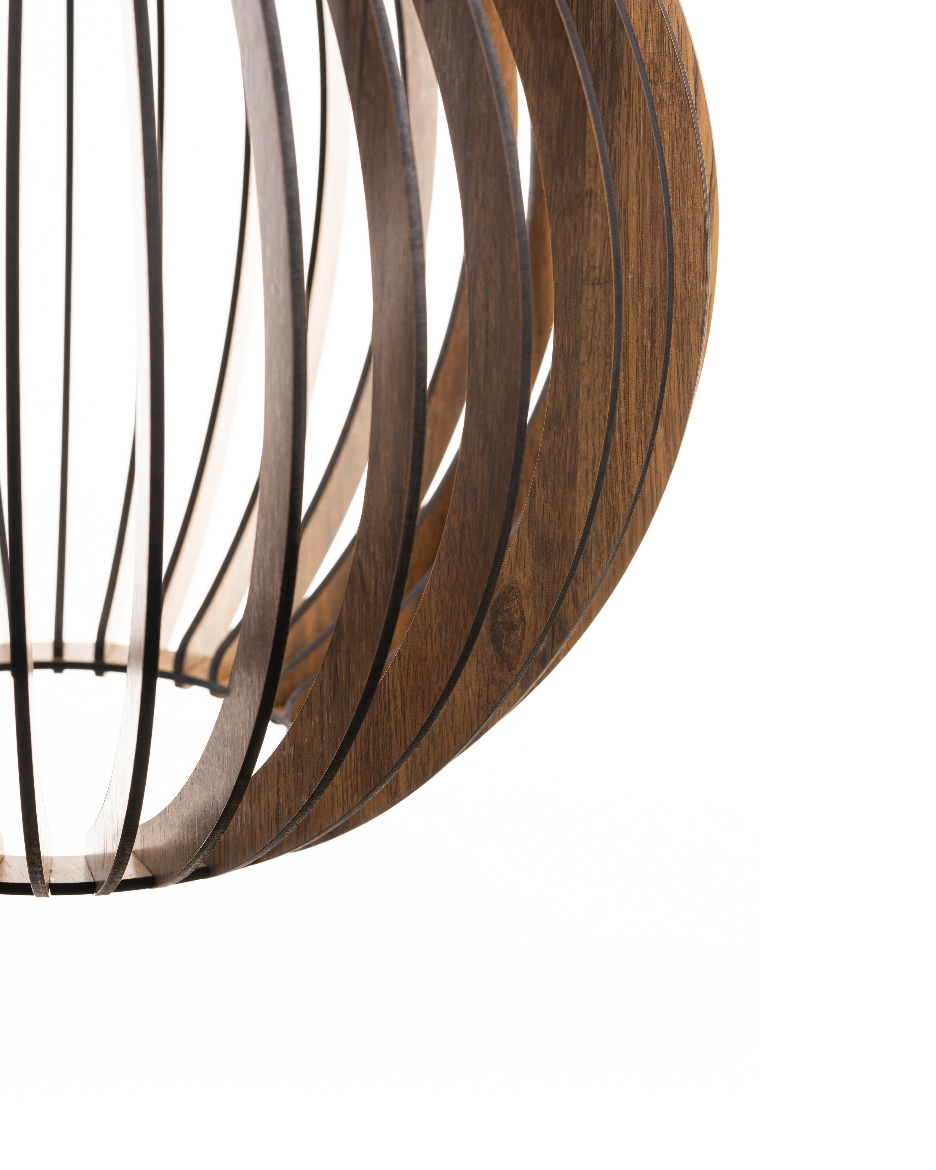 Bongo  Ceiling Pine Wood Lamp