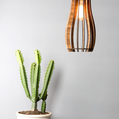 Longline Wooden Ceiling Lamp