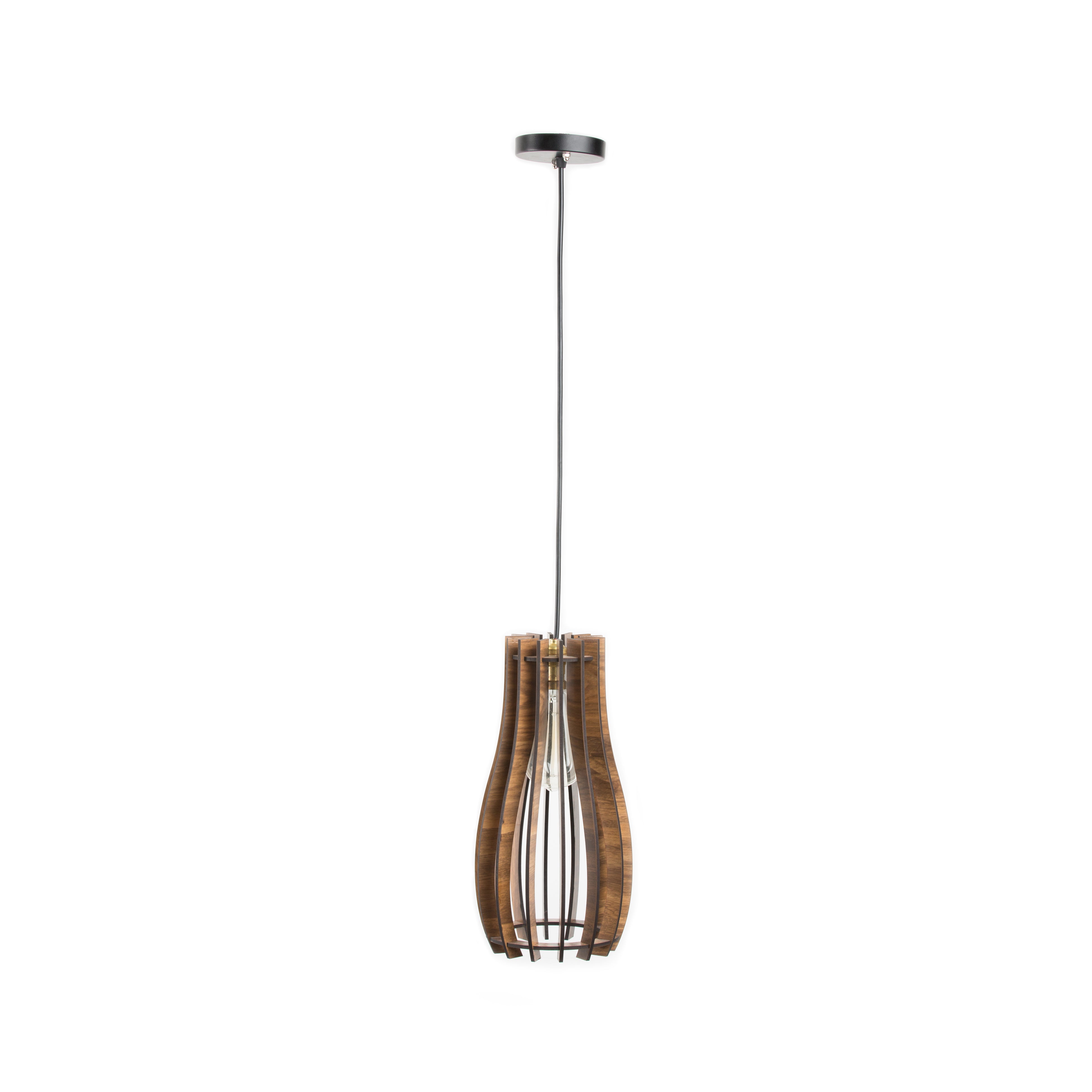 Longline Wooden Ceiling Lamp