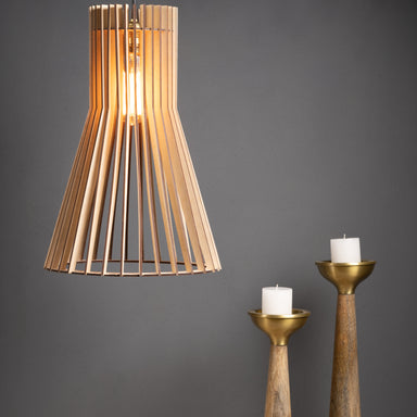 Biana Birch Wood Ceiling Lamp