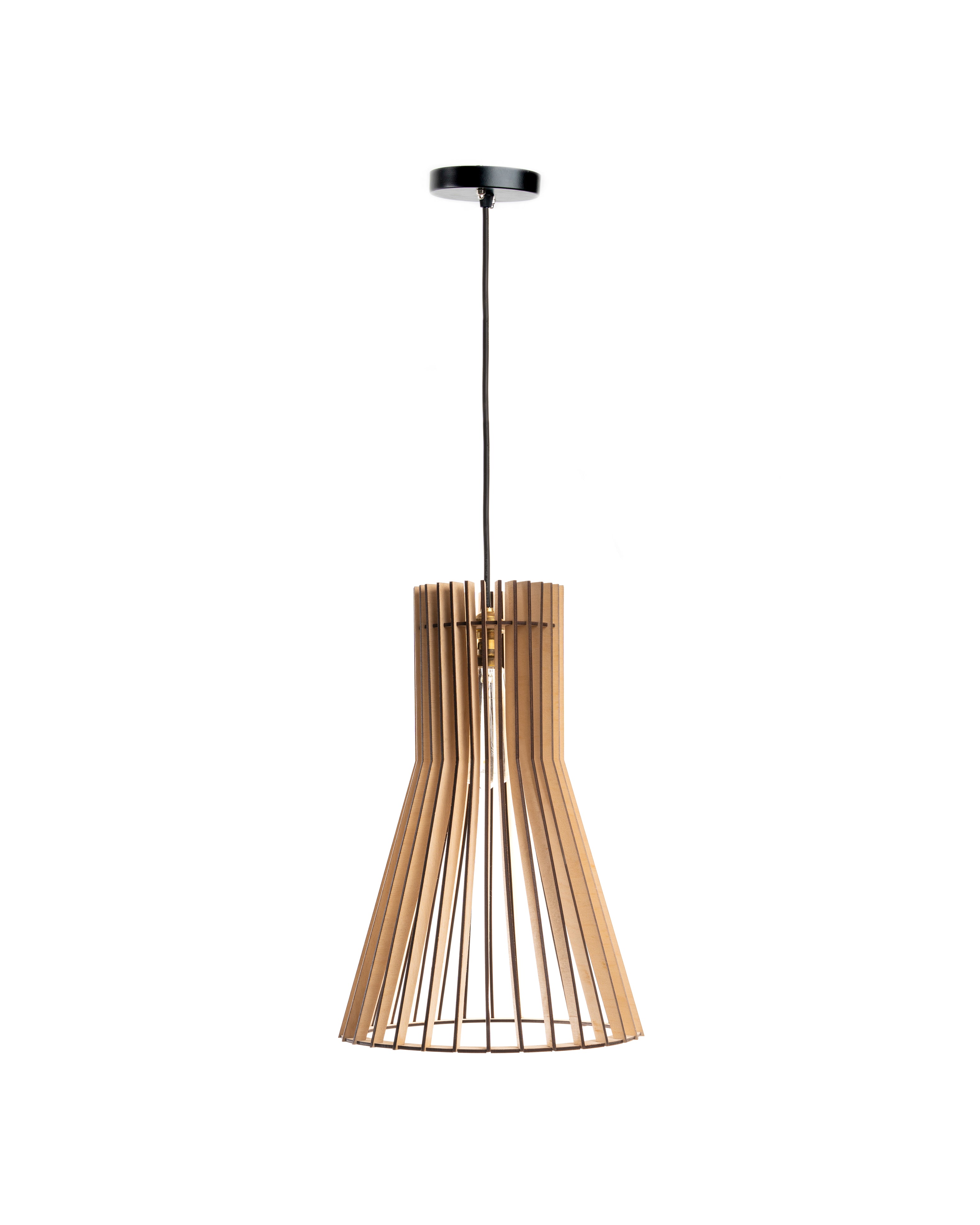 Biana Birch Wood Ceiling Lamp