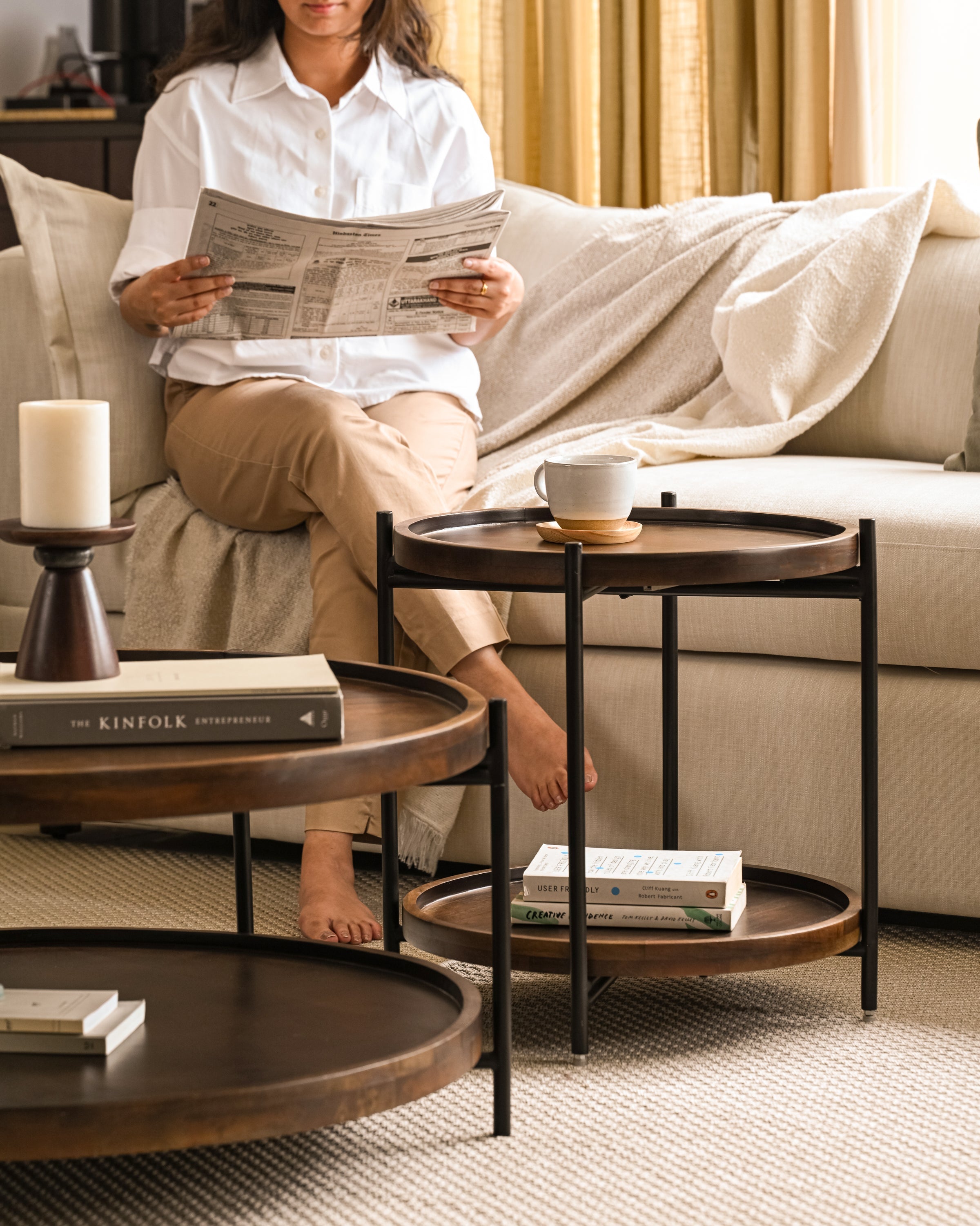 Terrain Coffee Table, Round