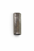 Metallic wall sconce with textured surface on a white background