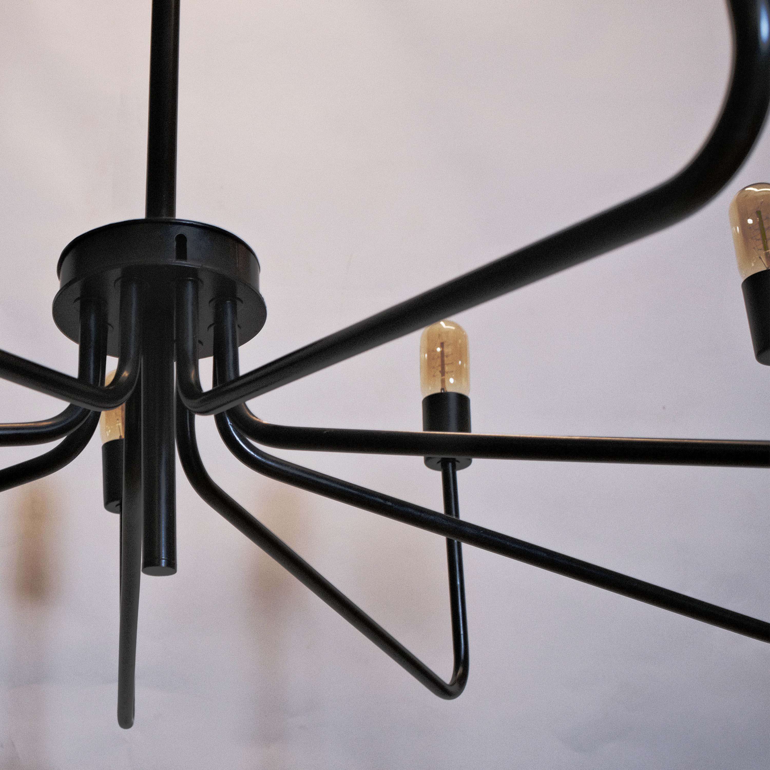 Modern Industrial-Style Chandelier