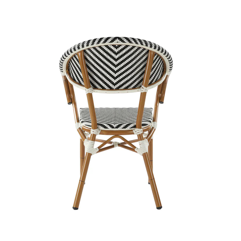 V Popsicle Aluminium Chair With Armrest