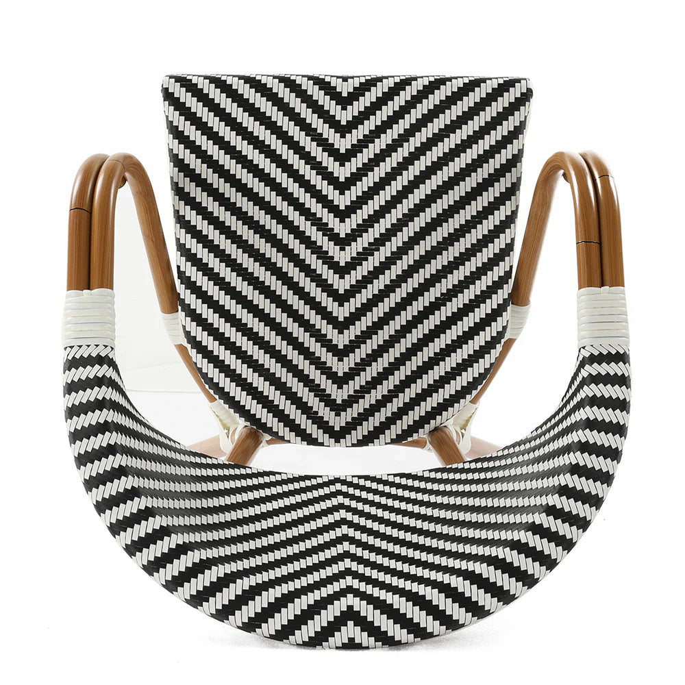 V Popsicle Aluminium Chair With Armrest