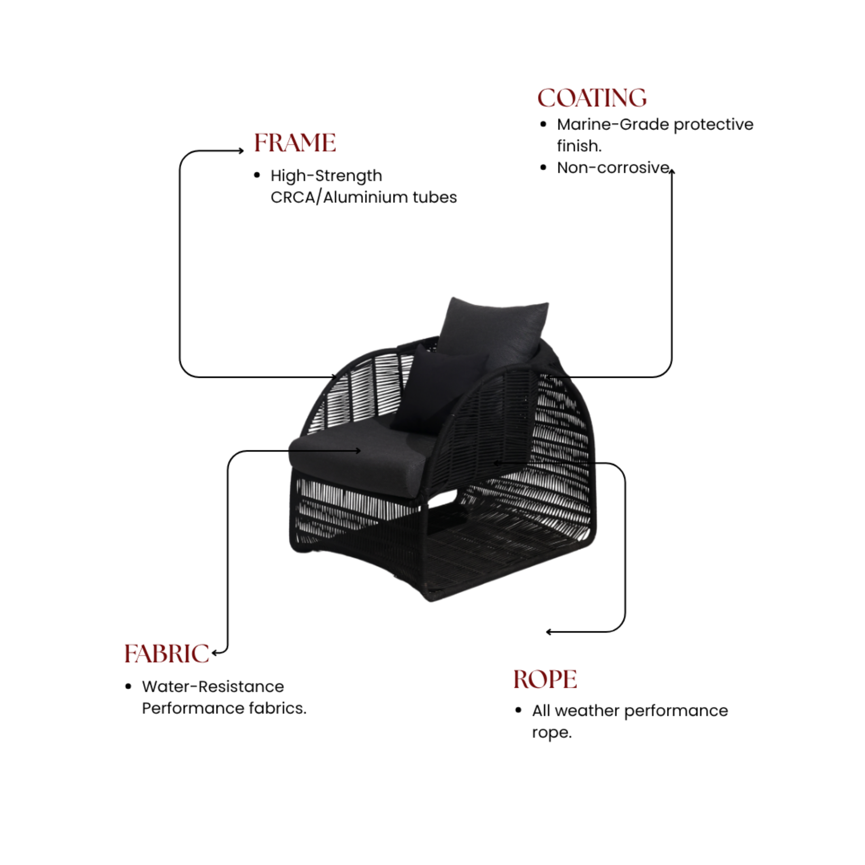 Kairo Sculpt Lounge Chair – in a curated room setting