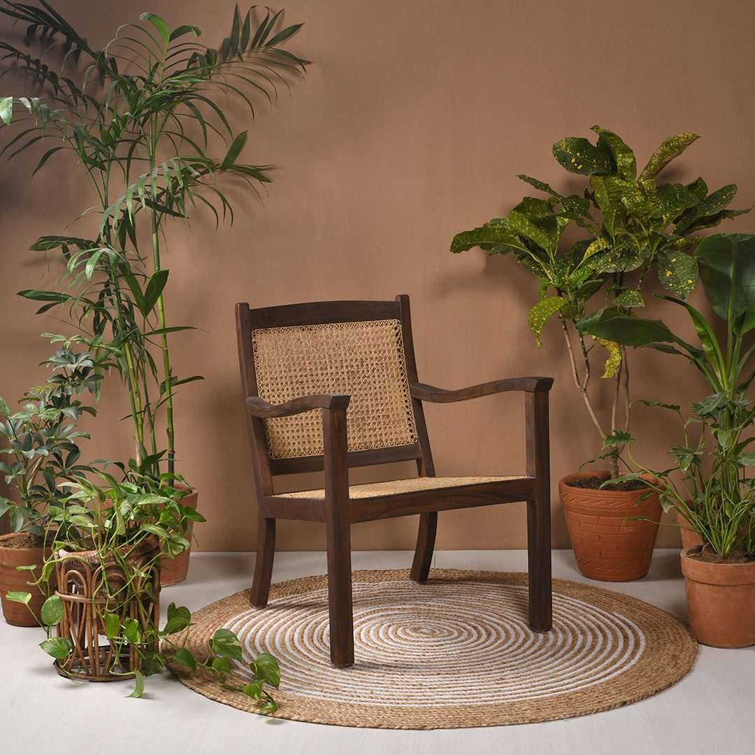 Aaraam Cane Armchair - Furniture