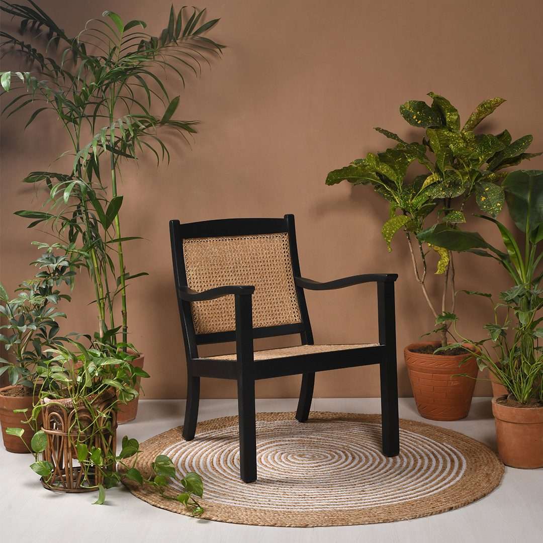 Aaraam Cane Armchair - Furniture