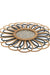Abstract Rattan Wall Decor With Mother of Pearls - Natural & Black / Rattan and Mother of Pearls - Decor