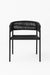 Adorn Charcoal Chair Set Of 2 - Black / 54 x 58 x 75 In cms / Mild Steel and Weaving - Indoor Furniture