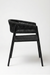 Adorn Charcoal Chair Set Of 2 - Black / 54 x 58 x 75 In cms / Mild Steel and Weaving - Indoor Furniture