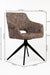 Aeris Swivel Chair - Biege / Plywood / Boucle Fabric / L: 22.5’’ W: 18’’ H: 33.5’’ - Furniture