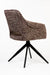 Aeris Swivel Chair - Biege / Plywood / Boucle Fabric / L: 22.5’’ W: 18’’ H: 33.5’’ - Furniture