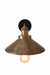 Aged Brass Wall Lamp - Brass, MS Black (+30 options) / 9 x 9 x 7 Inches / MS - Lighting
