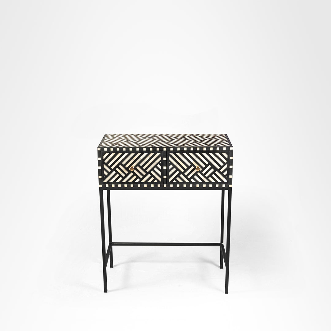 Aira Console - Black / L: 29.5’’ x B: 14’’ x H: 35.5’’ In Inches - console