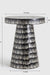 Aira Miramar Accent Table - Mother of Pearl / L:40 x B:40 x H:48 In cm - Indoor Furniture