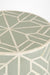 Aira Side Table No. 9 - W: 18’’ H: 20’’ / Sage Green and White / Bone Inlay - Indoor Furniture