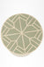 Aira Side Table No. 9 - W: 18’’ H: 20’’ / Sage Green and White / Bone Inlay - Indoor Furniture