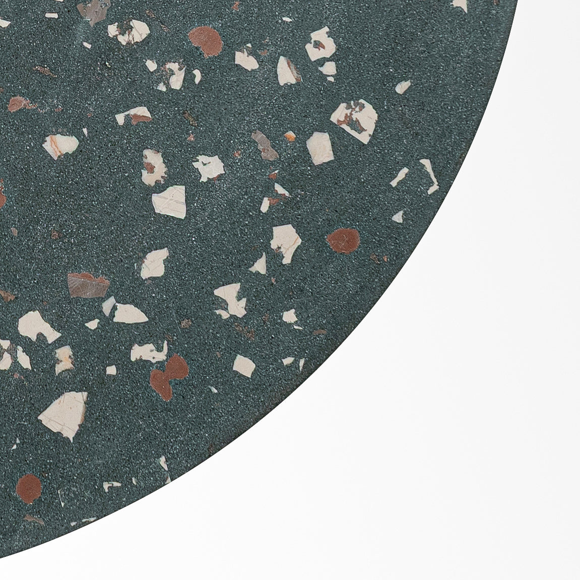 Alba Round Table - Cast Iron and Terrazzo - Outdoor Furniture