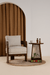Aloa Teakwood Armchair - Brown / Teakwood; Fabric / L: 24’’ W: 25’’ H: 25’’; Seat Height: 18’’ - Furniture