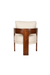 Aloa Teakwood Armchair - Brown / Teakwood; Fabric / L: 24’’ W: 25’’ H: 25’’; Seat Height: 18’’ - Furniture