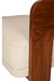 Aloa Teakwood Armchair - Brown / Teakwood; Fabric / L: 24’’ W: 25’’ H: 25’’; Seat Height: 18’’ - Furniture